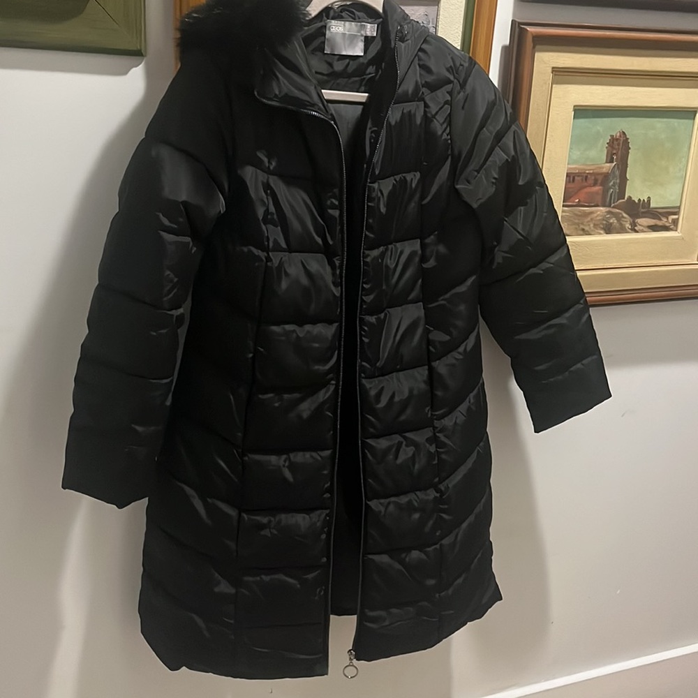 Black Impermeable Long Jacket - image 2